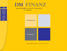 Tablet Screenshot of dm-finanz.com