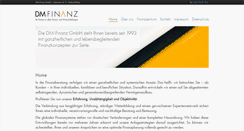 Desktop Screenshot of dm-finanz.de