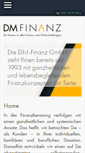 Mobile Screenshot of dm-finanz.de