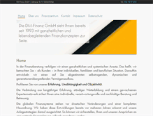 Tablet Screenshot of dm-finanz.de